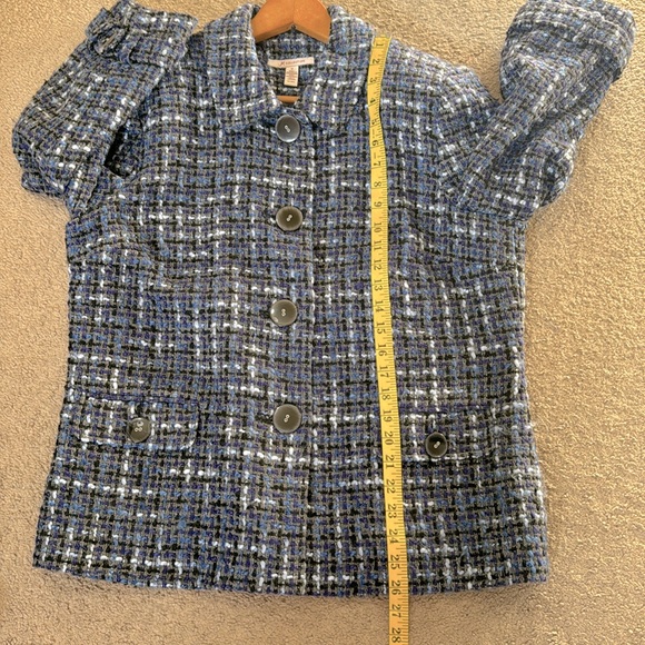 J. M Collections Blue Blazer Jacket Excellent Condition Size 14 - Picture 9 of 10